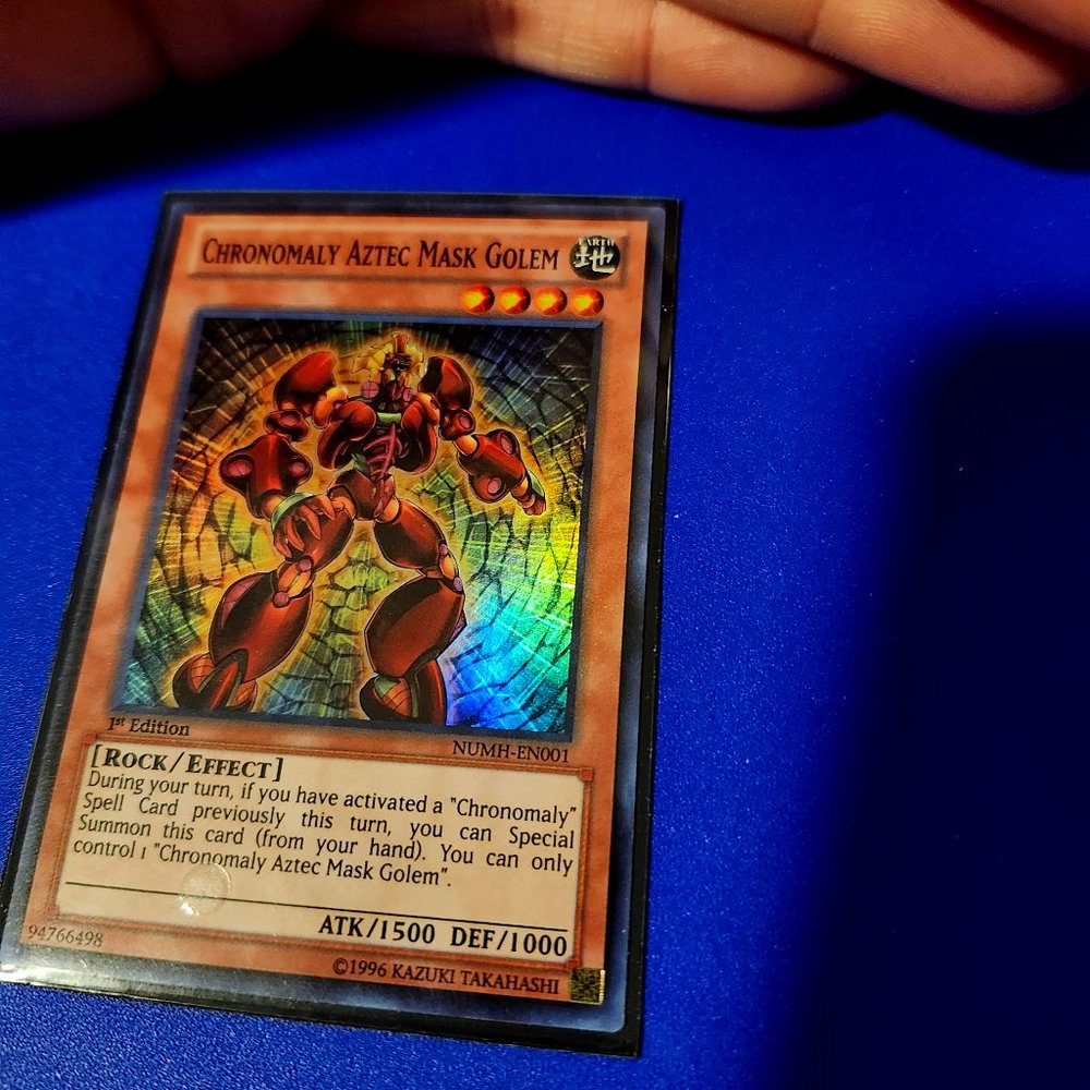 chronomaly aztec mask golem numh-en001 yu-gi-oh